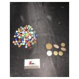 Marbles and tokens