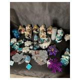 Tote of Christmas ornaments