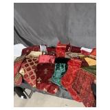 Tote of tree skirt and stockings