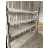 Wooden shelving unit