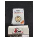 Jefferson " D" Presential Dollar NGC Holder UNC