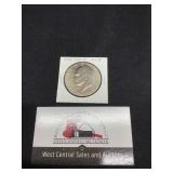 1976- D Variety 2  Eisenhower Dollar Uncirculated