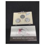 1943 P, D, S Steel Cents