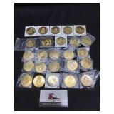 Bag of 25 Assorted Pella Tulip Coins w/Queen Pics