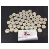 Bag of 50 Old Buffalo nickels