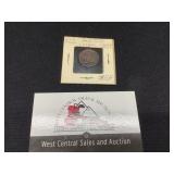 Civil War Token Sauk City, WI Nebel Steam