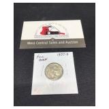 1937-D Buffalo Nickel- Full Horn