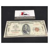 $5 Creston IA National Bank Note 1929 Series