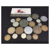 20 Foreign Coins- Some Silver