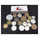 20 Foreign Coins- Some Silver