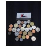 Thirty Foreign Coins- Most Modern