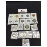 19 Foreign Coins- European