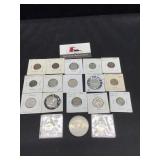 17 Foreign Coins
