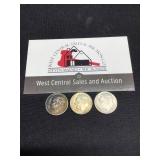 3 Silver Roosevelt Dimes