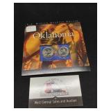 Okla P & D Unc Card- State Quarters