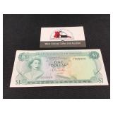 1974 $1 Bahamas