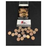 Box of 140+ Wheat Cents