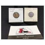 1934 P & D Wheat Cents