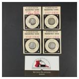 1946, 1947, 1948, 1949 Roosevelt Dimes