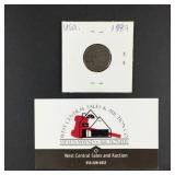 1889 Indian Head Penny