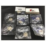 7 Packaged Buffalo Nickels