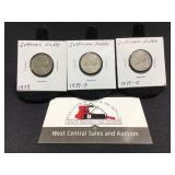 1939 P, D & S Buffalo Nickels