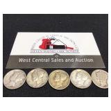 5 Mercury Dimes