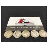 5 Mercury Dimes