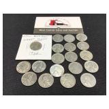 19 Steel " War" Pennies