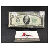 1928-B $10 Gold Demand Note EF