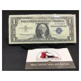 1957-A Star Note Silver Certificate One Dollar