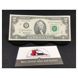 1995 $2 Bill Atlanta Georgia