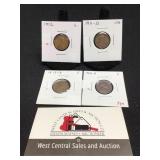 Four Lincoln Cent-Early Dates