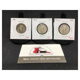 Three Standing Liberty Quarter (1926-1927,1928)