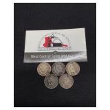 1899, 1900, 1901, 1902, 1903 Indian Head Coins
