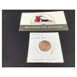 2000-P Lincoln Cent Wide AM