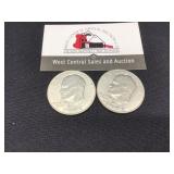 1971, 1972 Eisenhower Dollar