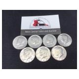 1980 Kennedy Half Dollar ( QTY7)