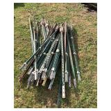 T-posts - straight and have spades