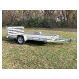 Aluminum flat bed trailer -Aluma brand