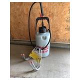 Sprayer hand pump and Stanley storage brackets