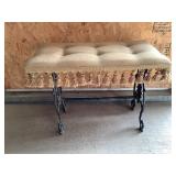 Cast iron bench