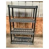 Free standing shelves