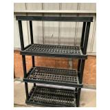 Free standing shelves