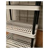 Free standing shelves