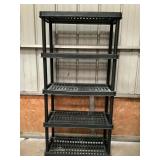 Free standing shelves