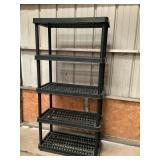 Free standing shelves