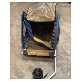 Bike trailer pull behind kid carrier