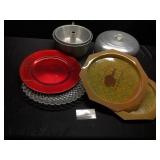 Platters and bunt cake Pan