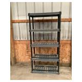 Free standing shelves